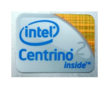 Naklejka Intel Centrino 2 inside 21 x 16 mm 059