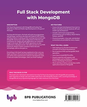 Шарма, Ману. «Full Stack Development с MongoDB»: охватывает бэкенд, фронтенд,