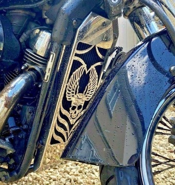 HONDA SHADOW VT 750 C3 C4 C5 КРЫШКА РАДИАТОРА