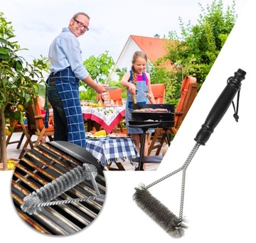 Садовый угольный гриль на колесах Большой гриль ПОЛКИ Гриль + Бесплатная щетка