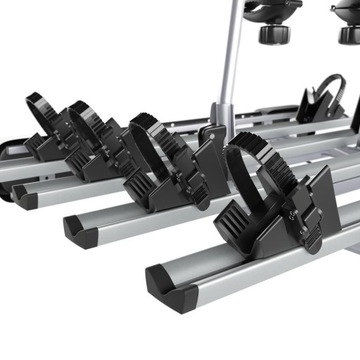 ПОЛКА ДЛЯ ВЕЛОСИПЕДОВ НА ПЛАТФОРМЕ С КРЮКОМ НА 4 ВЕЛОСИПЕДА - AMOS - ПОВОРОТНЫЙ ЗАМОК С 13 ПИНАМИ