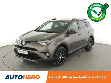 Toyota RAV4 IV MPV Facelifting 2.5 Hybrid 197KM 2016 Toyota RAV-4 4x4 półskóra navi kamera grzane