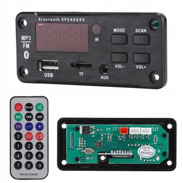 DC12V Odtwarzacz Bluetooth MP3 USB Płyta dekoder