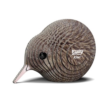 Eugy Ptak Kiwi Eko Układanka Puzzle 3D