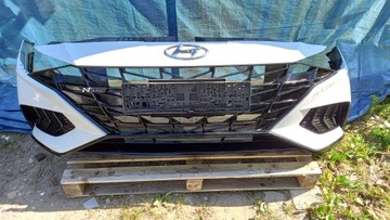 ZDERZAK PRZÓD PRZEDNI HYUNDAI ELANTRA VII 7 N LINE BIAŁY KOMPLETNY