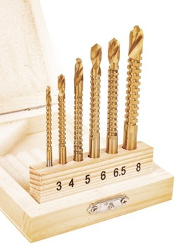 СВЕРЛА ДЛЯ ФРЕЗЕРОВ ПО МЕТАЛЛУ 3-8 HSS ФРЕЗЕРНОЕ СВЕРЛО