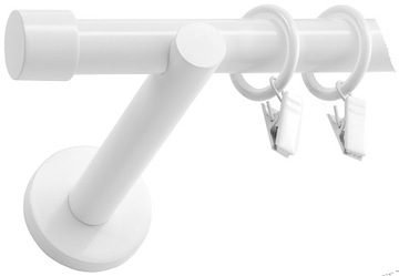 БЕЛЫЙ ОДИНАРНЫЙ КАРДИН 19 мм 160 см БЕСШУМНЫЕ КАНАЛИЧКИ