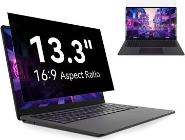 13,3-calowy filtr prywatności do ekranu laptopa, kompatybilny z HP/Dell/Ace
