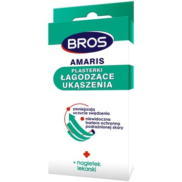 Plastry na ukąszenia owadów BROS AMARIS 20 sztuk!
