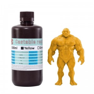 Żywica UV jubilerska Ezy Castable Yellow 0,5kg 0,5l do Drukarki 3D