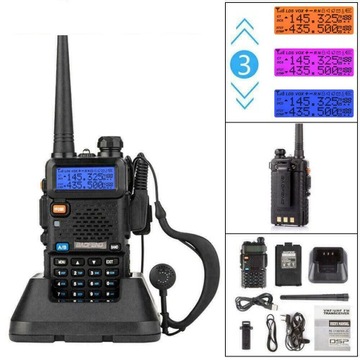 2 шт. Baofeng UV-5R OEM HTQ ЖЕСТКИЙ РАДИОТЕЛЕФОН РАЦИЯ СКАНЕР