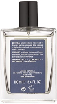 Proraso Eau de Cologne одеколон Azur Lime 100