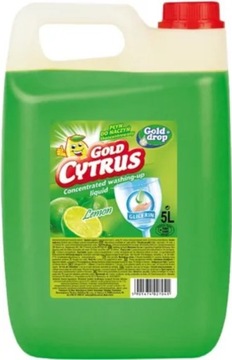 Płyn do mycia naczyń Gold Cytrus cytrynowy 5 l