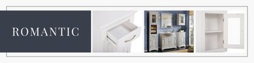 Шкаф низкий 45 см ROMANTIC 810