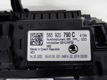 Skoda Kodiaq Karoq Virtual счетчик 565920790C оригинал