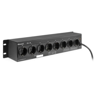 Панель переключения DJ BeamZ PS08S - 8-канальная - Schuko