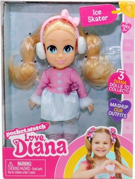 Love Diana 15cm Doll - Ice Skater Łyżwiarka