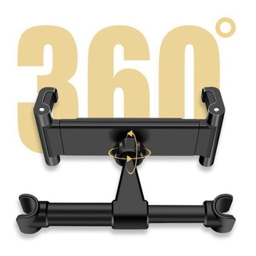 OBROTOWY UCHWYT NA TELEFON TABLET NA ZAGŁÓWEK AUTO