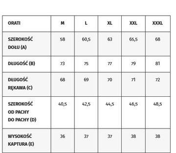 Męska kurtka przejściowa ORATI HI-TEC