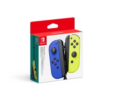 ПАРА КОНТРОЛЛЕРА NINTENDO SWITCH JOY-CON — СИНИЙ (Л)+НЕОНОВЫЙ ЖЕЛТЫЙ (П)