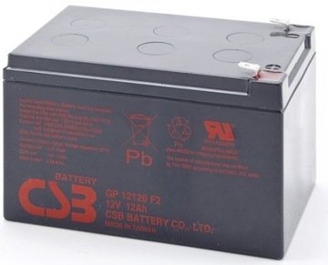 Akumulator CSB GP12120 F2 12V 12Ah AGM