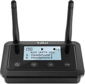 Odbiornik Nadajnik Bluetooth z LCD Zasięg 50m B03Plus na Kilka Urządzeń