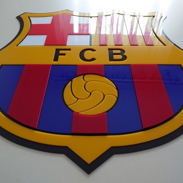 Настенный герб ФК Барселона, подарок парню