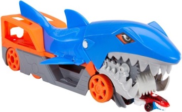 HOT WHEELS транспортер машинок акула Shark Bite + машинка Hot Wheels GVG36