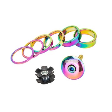 Уплотнительные шайбы для велосипедной гарнитуры, аксессуары для велосипеда, запасные части, разноцветные