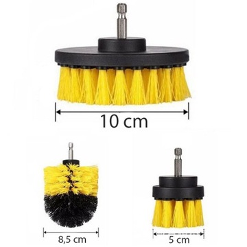 ЩЕТКИ ДЛЯ ЧИСТКИ ДЛЯ ДРЕЛЫ И ОТВЕРТКИ 3 шт.