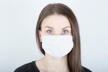 ХЛОПКОВАЯ МАСКА ДЛЯ ЛИЦА 1 шт.