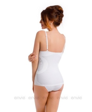 ENVIE Koszulka MODELUJĄCA Wyszczuplająca SHAPEWEAR SHIRT 01 Biała M