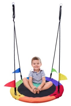 КАЧЕЛИ ГНЕЗДА АИСТА 160кг GARDEN 100см XL качалка подарок ребенку