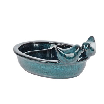 Poidełko i karmnik dla ptaków ceramiczne 2w1