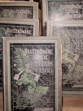 Ilustrowane dzieje literatury polskiej tom I do V
