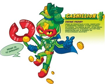 SuperThings Zings RESCUE FORCE CASHILLION Money zestaw 2 figurek Magic Box