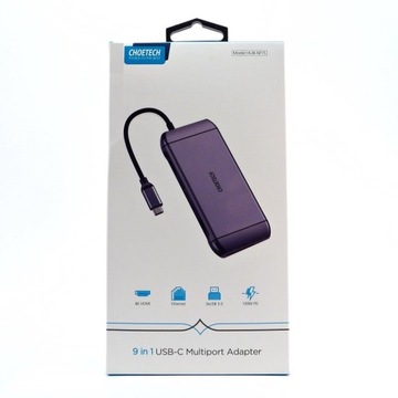 Многофункциональный USB-концентратор 9-в-1 типа C