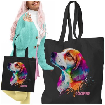 TORBA PIES BEAGLE PREZENT IMIE PERSONALIZACJA