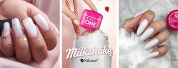 SILCARE Base One УФ-гель для создания молочного коктейля 30 г