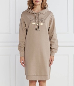 Armani Exchange sukienka na co dzień dresowa mini rozmiar XS