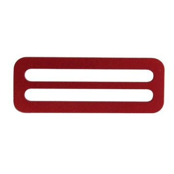 Scuba Diving Webbing Slider Retainer 5cm Wide Red
