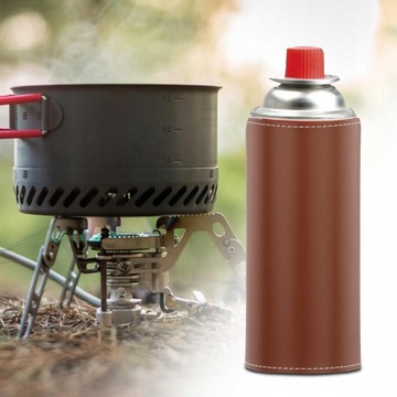 PU Skórzana osłona kanistra gazowego Butla z