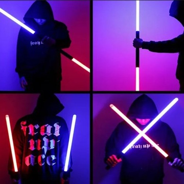 2 шт. световой меч светящийся светодиодный светильник воин со звуком STAR WARS 14RGB