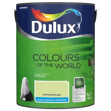 Dulux Kolory Świata Farba Bambusowy Gaj Matowa 5L