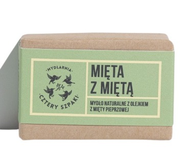 4 SZPAKI MYDLARNIA MYDŁO MIĘTA Z MIĘTĄ NATURALNE