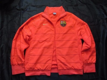 NIKE FC BARCELONA BARCA 2008-2009 rozpinana pomarańczowa bluza rozmiar L