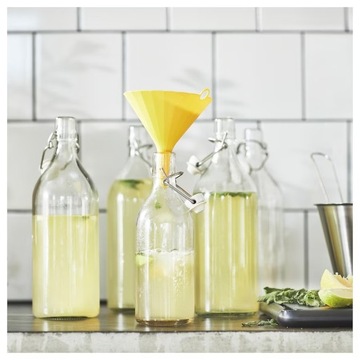 ИКЕА УППФИЛЛД Воронка, ярко-желтая, 13 см