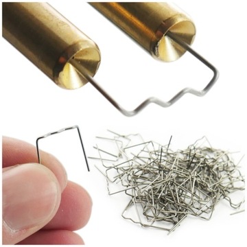 ZSZYWKI do zgrzewarki plastiku RS16 PŁASKIE - MAŁA FALA 0,6mm 100szt.