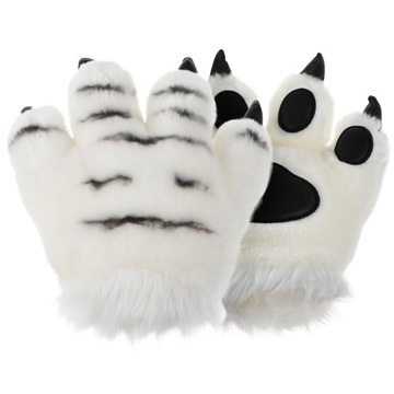 Rękawiczki tygrysie Kostiumy dla dorosłych Łapy Furry Fursuit