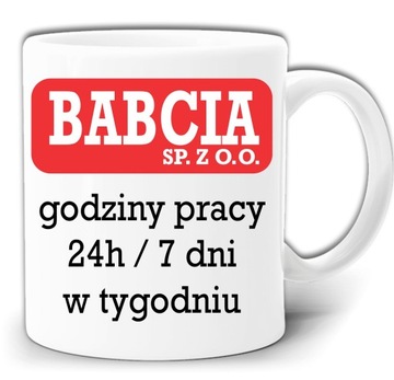 BABCIA SPÓŁKA Z O O KUBEK BABCI+ PUDELKO GW547